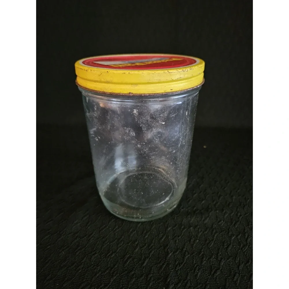 Vintage 1970s Peter Pan Crunchy Peanut Butter Jar‎